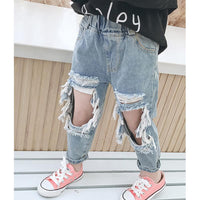 Load image into Gallery viewer, Kid Unisex Ripped Jeans Wholesale 50841541
