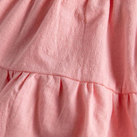 Load image into Gallery viewer, Kid Girl Ruffle Trim Plain Flutter Sleeve Dress Wholesale 24231455
