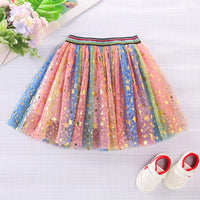Load image into Gallery viewer, Kid Girl Rainbow Gradient Tutu Skirt Wholesale 5301739
