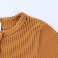 Load image into Gallery viewer, Baby Ribbed Plain Basic Romper Wholesale 512188
