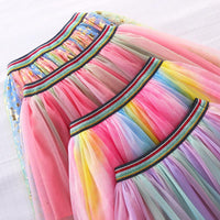 Load image into Gallery viewer, Kid Girl Rainbow Gradient Tutu Skirt Wholesale 5301739
