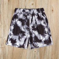 Load image into Gallery viewer, Two Pieces Kid Girl Tie Dye Set Crew Neck Tee And Shorts  Wholesale 019615
