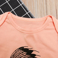 Load image into Gallery viewer, Two Pieces Baby Girl Wild Print Bodysuit And  Fringe Trim Shorts Set wholesale 0570026
