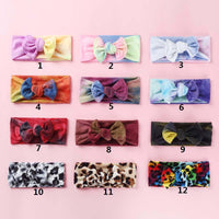 Load image into Gallery viewer, 5 Pcs Baby Bow Decor Tie Dye Headbands Wholesale 7962576
