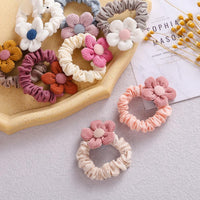 Load image into Gallery viewer, Kid Girl Flower Decor Scrunchies Wholesale 13221466
