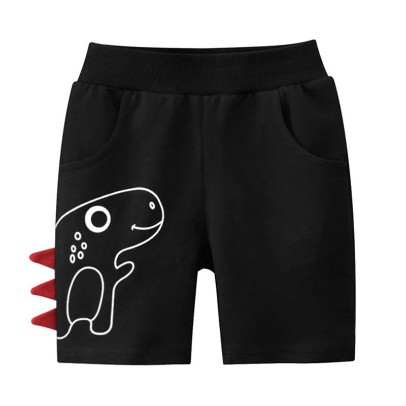 Cartoon Dinosaur Pattern Shorts For Boys Wholesale 10801495