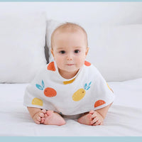 Load image into Gallery viewer, Baby Cartoon &amp; Fruit Printed Bib Wholesale 59864568
