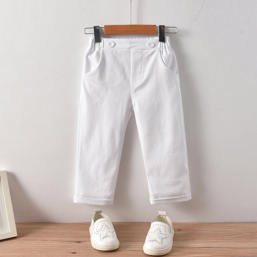 Baby Boy Solid Color Suspender Pants Wholesale 24892055