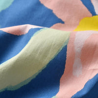 Load image into Gallery viewer, Baby Girl Printed Flowers Lapel Sleeveless Dress Wholesale 2712601
