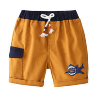 Load image into Gallery viewer, Kid Boy Beware Bite Shark Casual Shorts Wholesale 4593645
