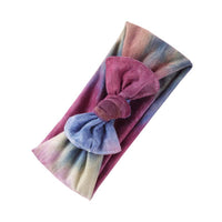 Load image into Gallery viewer, 5 Pcs Baby Bow Decor Tie Dye Headbands Wholesale 7962576
