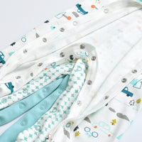 Load image into Gallery viewer, 3-pack Infant Unisex Print Cartoon Footie Jumpsuit Wholesale 17312088
