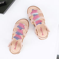 Load image into Gallery viewer, Girls Star Flat Sandals Wholesale 47921450
