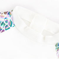 Load image into Gallery viewer, One-piece Girl Mermaid Print Long Sleeve Swimsuit And Hat Wholesale 7771605

