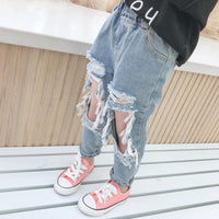 Load image into Gallery viewer, Kid Unisex Ripped Jeans Wholesale 50841541
