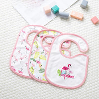 Load image into Gallery viewer, 3 Packs Baby Animal Pattern Bib Wholesale 47102867
