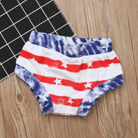 Load image into Gallery viewer, Baby Toddler American Dude Or Baby Outfit Tank Top Match Stripe Shorts Set Wholesale 9063020
