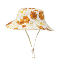 Load image into Gallery viewer, Little Girl Floral Print Bucket Hat Wholesale 14071392
