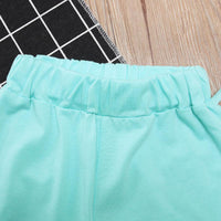 Load image into Gallery viewer, Two Pieces Baby Girl Wild Print Bodysuit And  Fringe Trim Shorts Set wholesale 0570026
