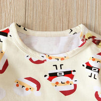 Load image into Gallery viewer, 2 Pieces Kid Girl Christmas Santa Dress &amp; Headband Wholesale 54155009
