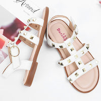 Load image into Gallery viewer, Kid Girl Studded Sandals Wholesale 15021453
