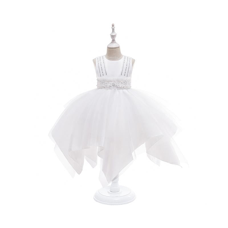 Kid Girl Beaded Party & Wedding Sleeveless Dress Wholesale 26173607