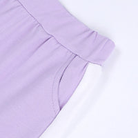 Load image into Gallery viewer, 2 Pieces Kid Colorblock Set Raglan Sleeve Tee With Shorts Wholesale 2525067
