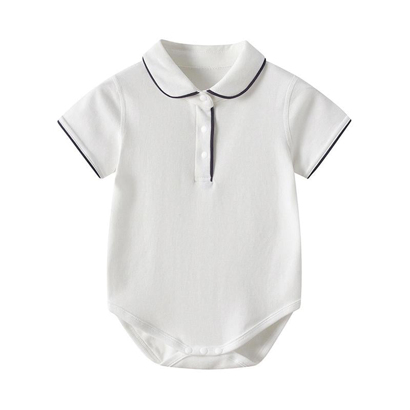 Baby Boy Gentleman Polo Bodysuit Wholesale 1473082