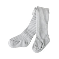 Load image into Gallery viewer, Baby Kid Girl Solid Color Ribbed Tights Wholesale 00851318
