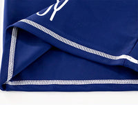 Load image into Gallery viewer, 3 PCS Boy Letter Fish Print Swimsuit Top Shorts Hat Wholesale 7164607
