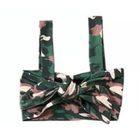Load image into Gallery viewer, Two-Piece Girl Camo Outfit Knotted Cami Top And Pants Wholesale 8192563
