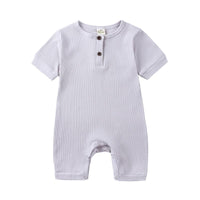 Load image into Gallery viewer, Baby Ribbed Plain Basic Romper Wholesale 512188
