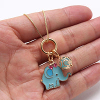 Load image into Gallery viewer, Girl Elephant Pendant Necklace  Wholesale 82941543
