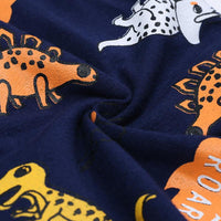 Load image into Gallery viewer, Baby Boy Zipper Dinosaur Print Romper Wholesale 375114
