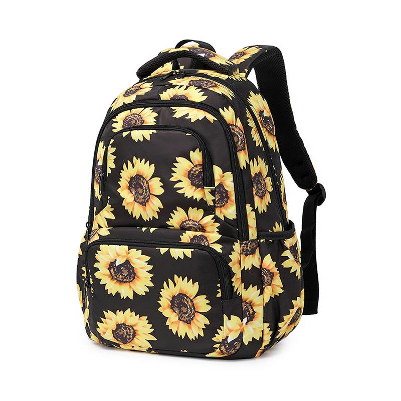 Kid Sunflower Print Backpack Wholesale 54441538