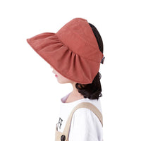 Load image into Gallery viewer, 3 Pieces Kid Girl Solid Color Bucket Hat Wholesale 09691142
