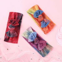 Load image into Gallery viewer, 5 Pcs Baby Bow Decor Tie Dye Headbands Wholesale 7962576
