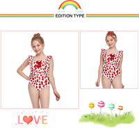 Load image into Gallery viewer, Kid Girl Bow Decor One Piece Swimsuit Wholesale 9753496
