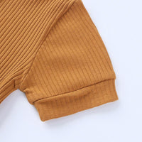 Load image into Gallery viewer, Baby Ribbed Plain Basic Romper Wholesale 512188
