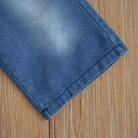 Load image into Gallery viewer, Two Pieces Girl Set Tank Top Matching Wide Leg Jeans Wholesale 4566567
