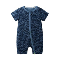 Load image into Gallery viewer, Baby Girl Plant Flower Print Romper wholesale 125470
