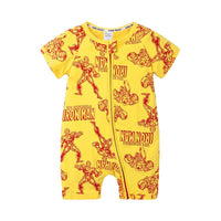 Load image into Gallery viewer, Baby Girl Plant Flower Print Romper wholesale 125470
