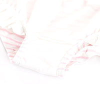 Load image into Gallery viewer, Three Pieces Girl Swimsuit Set Sailboat Top &amp; Stripe Shorts &amp; Hat Wholesale 6328611
