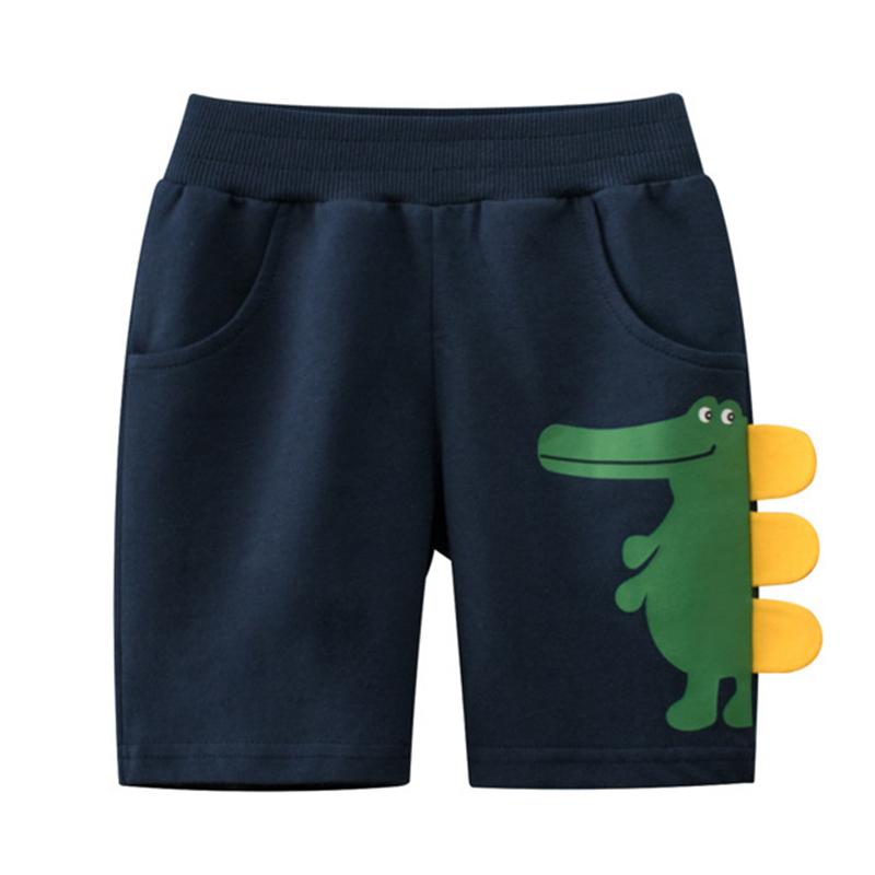 Cartoon Dinosaur Pattern Shorts For Boys Wholesale 10801495