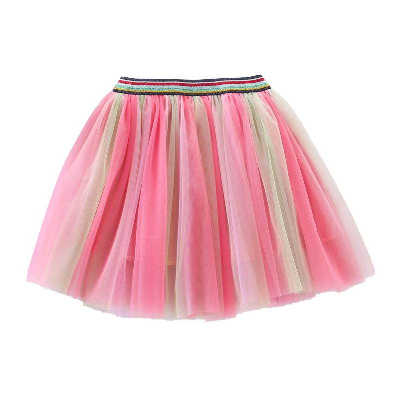 Kid Girl Rainbow Gradient Tutu Skirt Wholesale 5301739