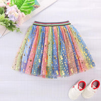 Load image into Gallery viewer, Kid Girl Rainbow Gradient Tutu Skirt Wholesale 5301739
