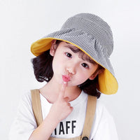 Load image into Gallery viewer, 3 Pieces Kid Girl Solid Color Bucket Hat Wholesale 09691142
