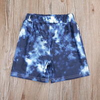 Load image into Gallery viewer, Two Pieces Kid Girl Tie Dye Set Crew Neck Tee And Shorts  Wholesale 019615
