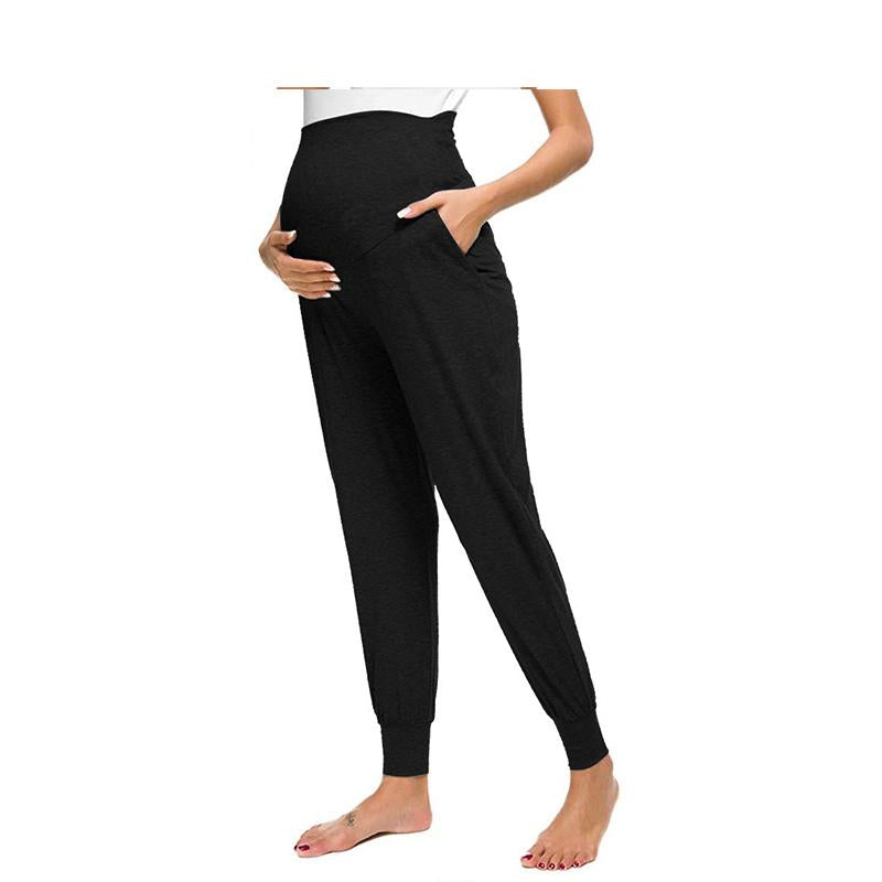 Pure Color Maternity Casual Pants Wholesale 41811488
