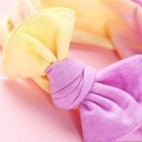 Load image into Gallery viewer, 5 Pcs Baby Bow Decor Tie Dye Headbands Wholesale 7962576
